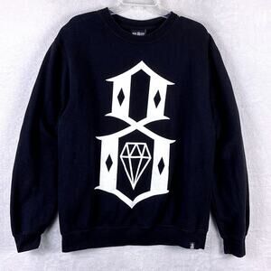 VTG Rebel8 Pullover Sweatshirt Mens L Diamond Skate Streetwear Graffiti SF 90s